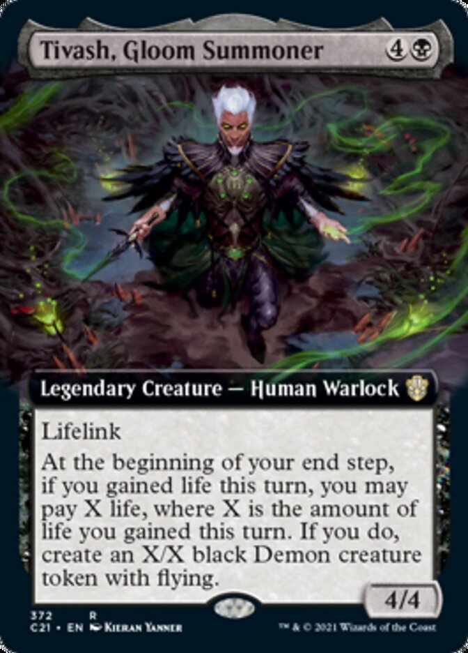 Tivash, Gloom Summoner (Extended Art) [Commander 2021] | Odin's Place