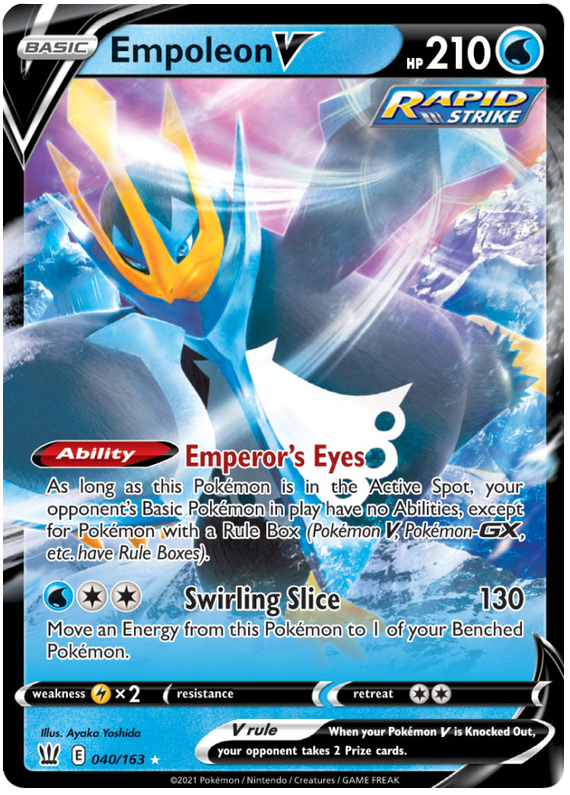 Empoleon V (040/163) [Sword & Shield: Battle Styles] | Odin's Place