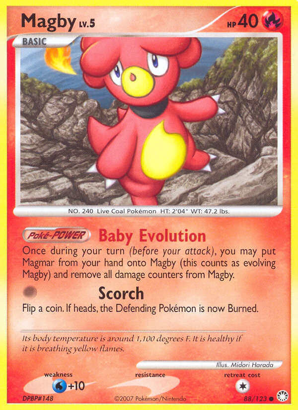 Magby (88/123) [Diamond & Pearl: Mysterious Treasures] | Odin's Place