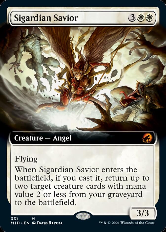 Sigardian Savior (Extended Art) [Innistrad: Midnight Hunt] | Odin's Place