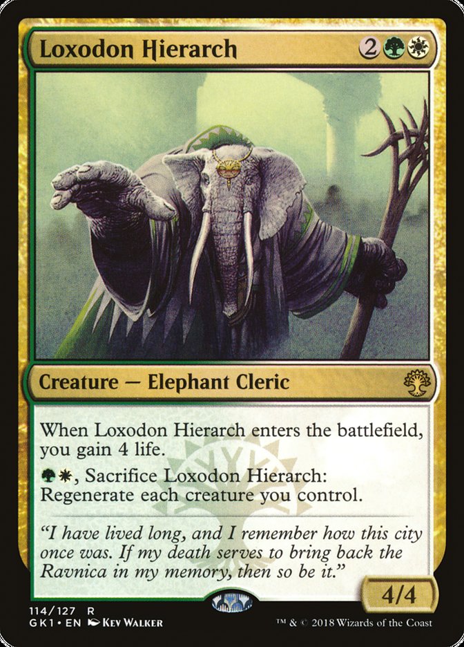 Loxodon Hierarch (114) [Guilds of Ravnica Guild Kit] | Odin's Place
