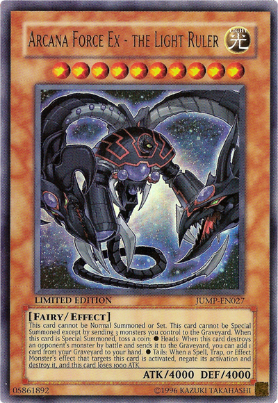 Arcana Force Ex - the Light Ruler [JUMP-EN027] Ultra Rare | Odin's Place