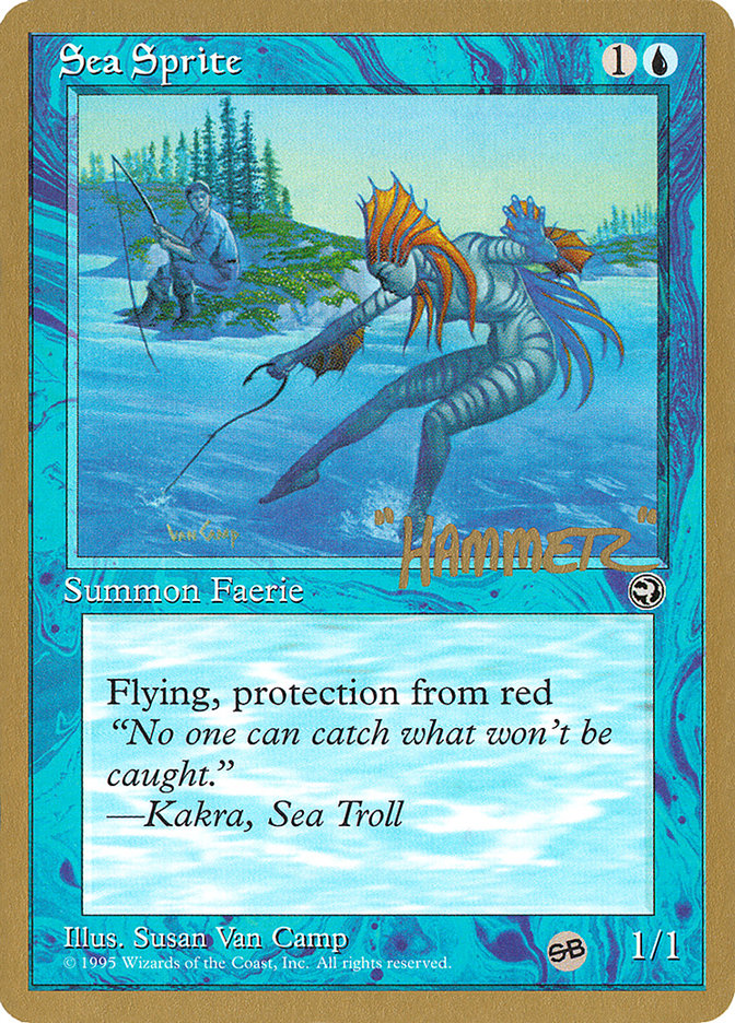 Sea Sprite (Shawn "Hammer" Regnier) (SB) [Pro Tour Collector Set] | Odin's Place