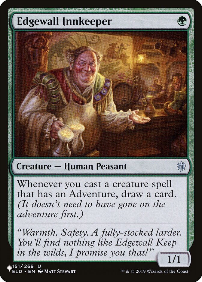 Edgewall Innkeeper [The List] | Odin's Place