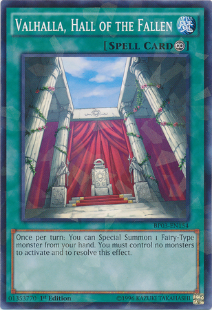 Valhalla, Hall of the Fallen [BP03-EN154] Shatterfoil Rare | Odin's Place