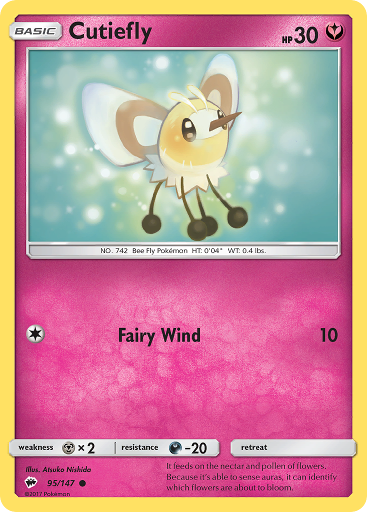 Cutiefly (95/147) [Sun & Moon: Burning Shadows] | Odin's Place