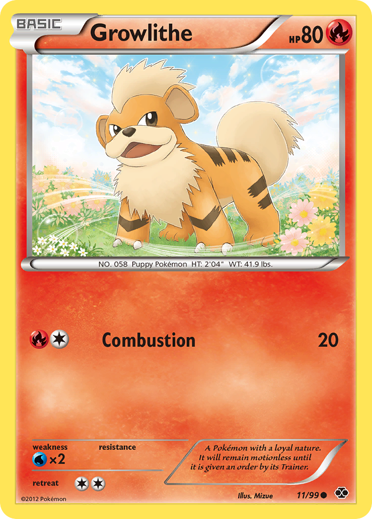 Growlithe (11/99) [Black & White: Next Destinies] | Odin's Place