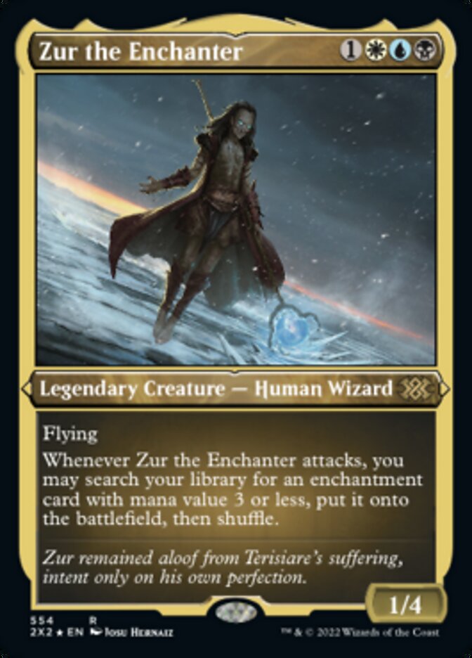 Zur the Enchanter (Foil Etched) [Double Masters 2022] | Odin's Place