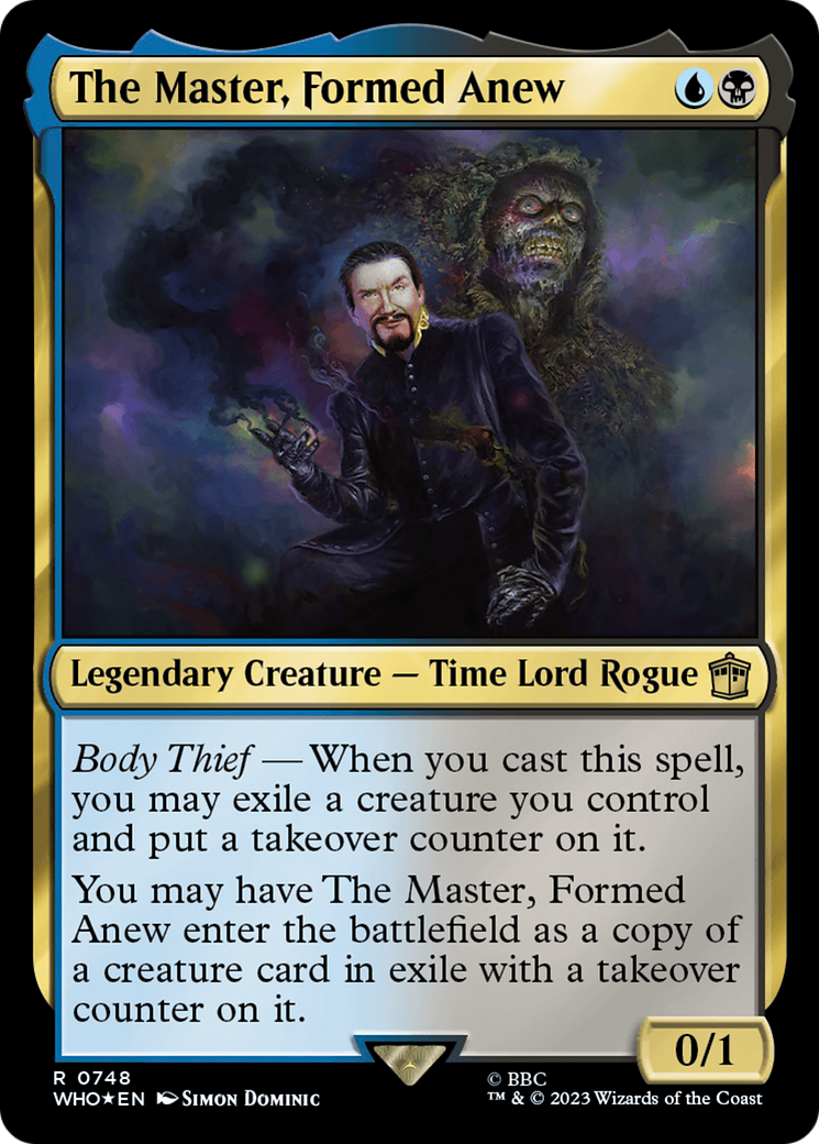 The Master, Formed Anew (Surge Foil) [Doctor Who] | Odin's Place