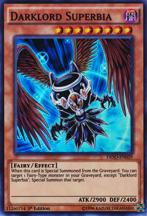Darklord Superbia [DESO-EN039] Super Rare | Odin's Place
