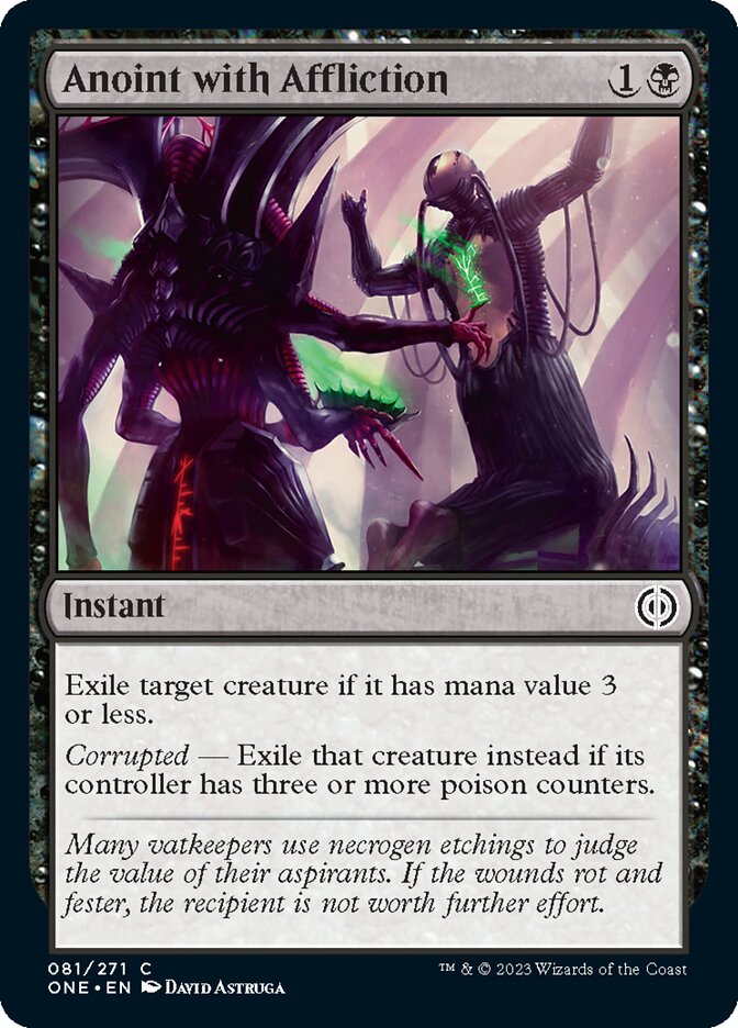 Anoint with Affliction [Phyrexia: All Will Be One] | Odin's Place