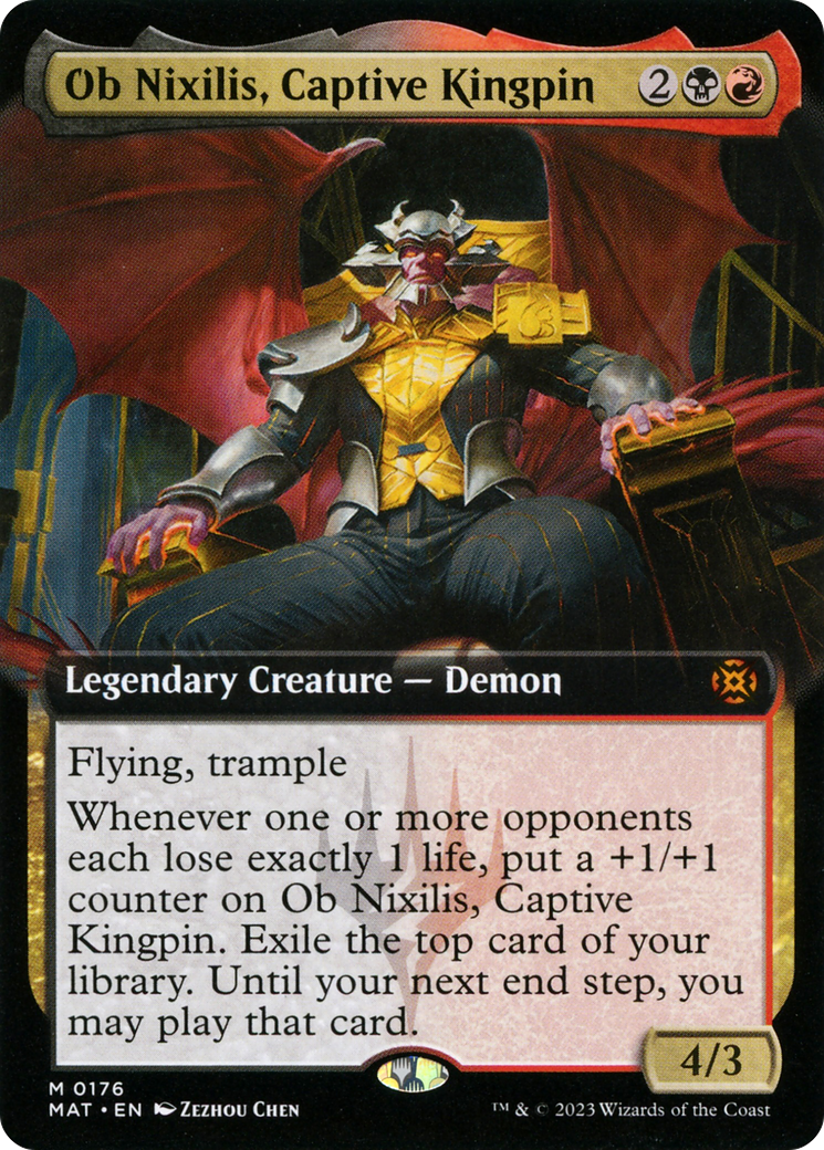 Ob Nixilis, Captive Kingpin (Extended Art) [March of the Machine: The Aftermath] | Odin's Place