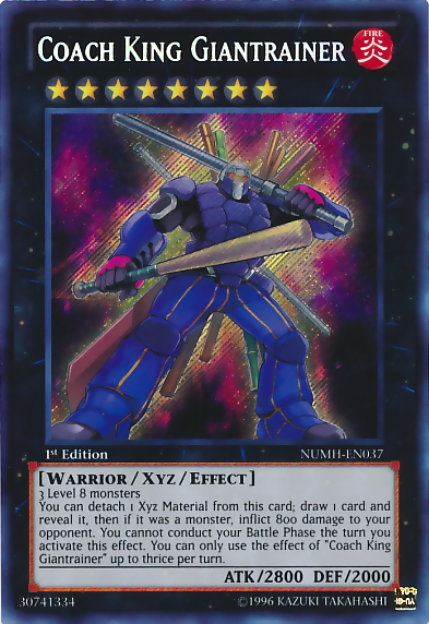 Coach King Giantrainer [NUMH-EN037] Secret Rare | Odin's Place