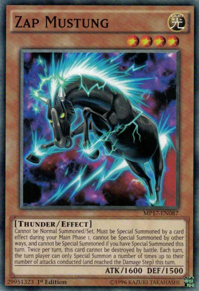 Zap Mustung [MP17-EN087] Common | Odin's Place