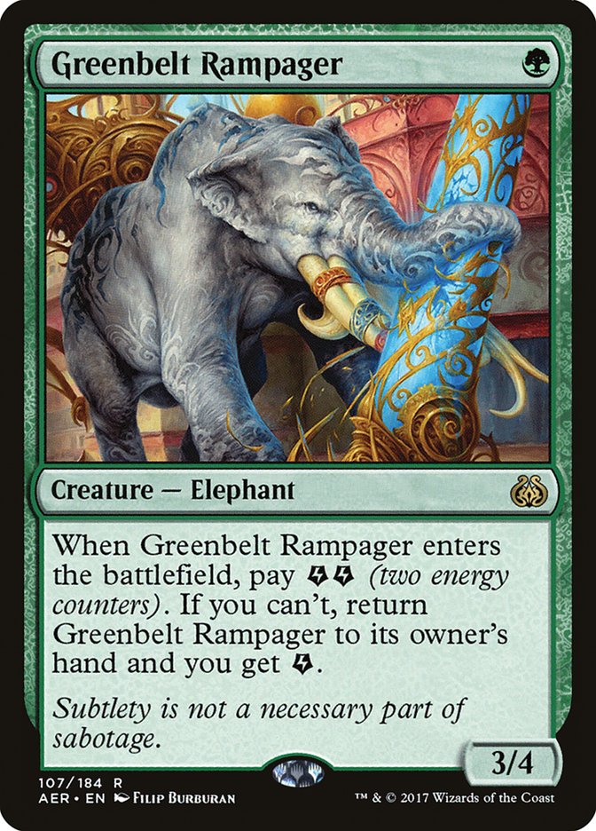 Greenbelt Rampager (107) [Aether Revolt] | Odin's Place
