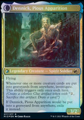 Dennick, Pious Apprentice // Dennick, Pious Apparition [Innistrad: Midnight Hunt Prerelease Promos] | Odin's Place
