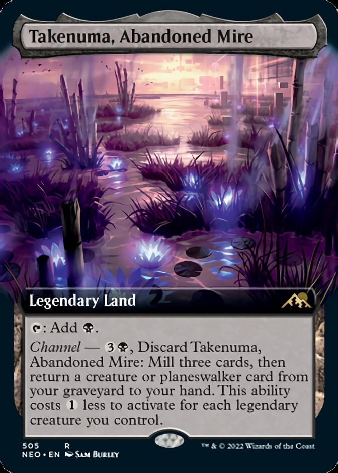 Takenuma, Abandoned Mire (Extended Art) [Kamigawa: Neon Dynasty] | Odin's Place