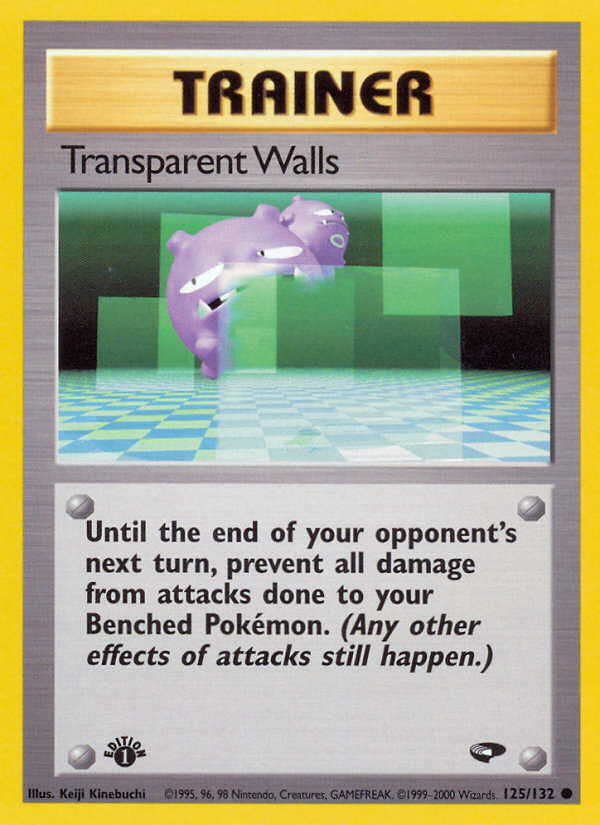 Transparent Walls (125/132) [Gym Challenge 1st Edition] | Odin's Place