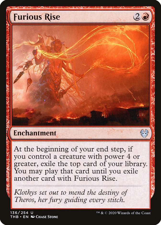 Furious Rise [Theros Beyond Death] | Odin's Place