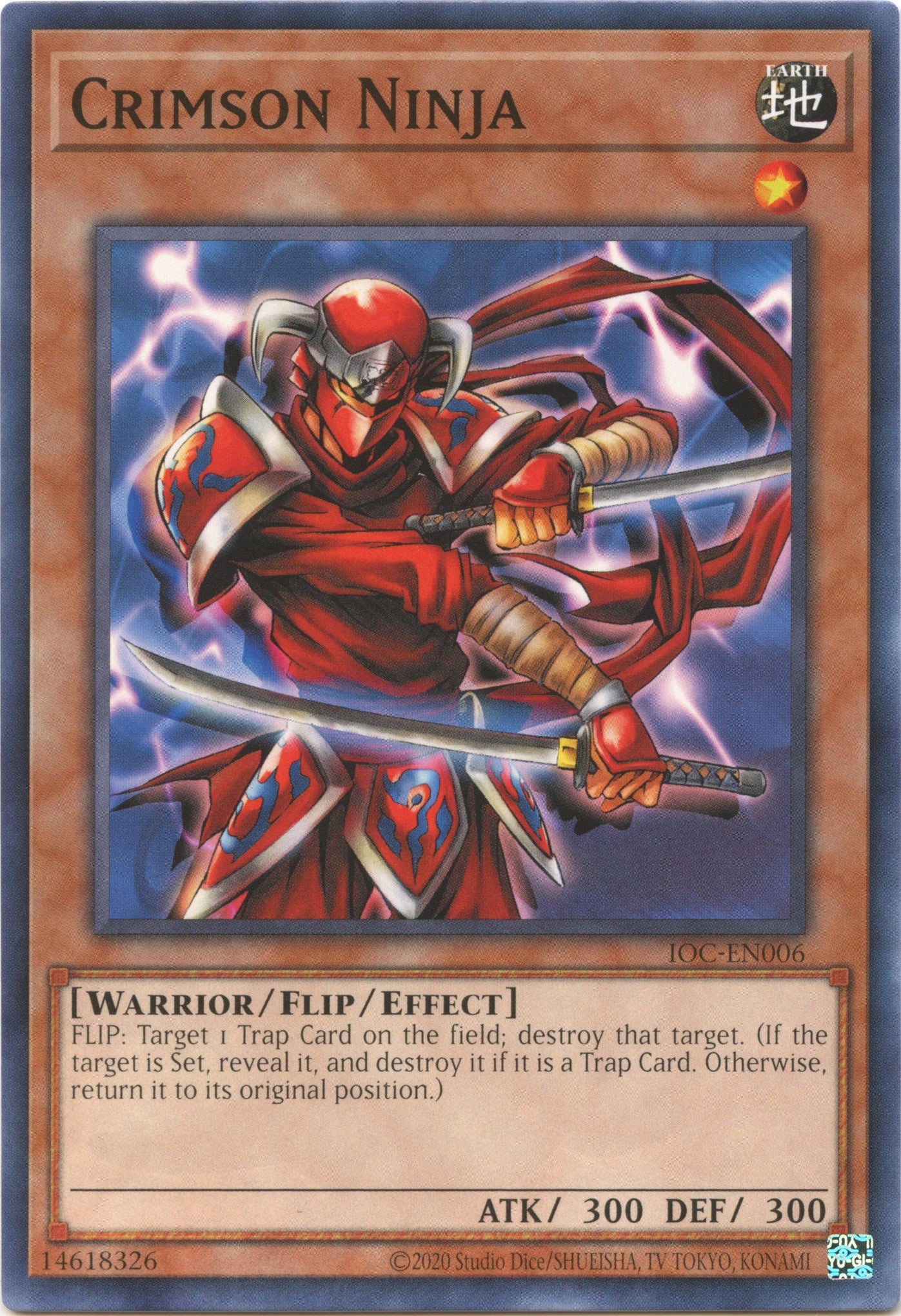 Crimson Ninja (25th Anniversary) [IOC-EN006] Common | Odin's Place