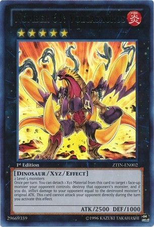 Number 61: Volcasaurus [ZTIN-EN002] Ultra Rare | Odin's Place