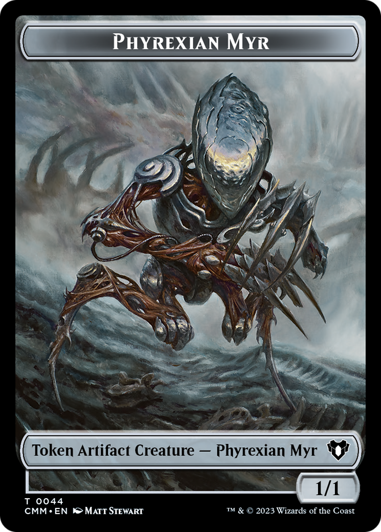 Phyrexian Myr Token [Commander Masters Tokens] | Odin's Place