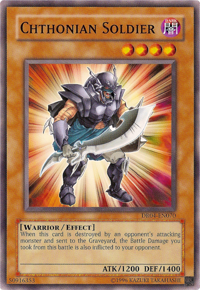 Chthonian Soldier [DR04-EN070] Common | Odin's Place