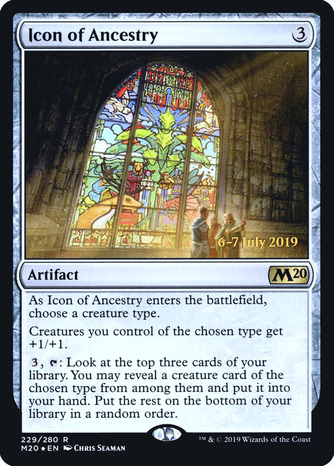 Icon of Ancestry [Core Set 2020 Prerelease Promos] | Odin's Place