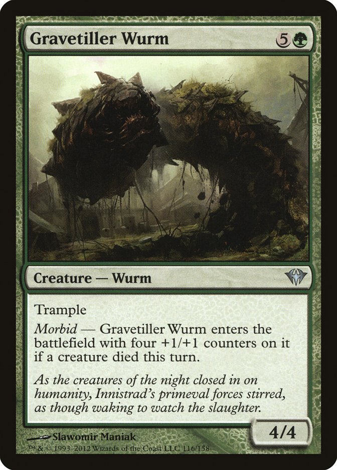 Gravetiller Wurm (116) [Dark Ascension] | Odin's Place