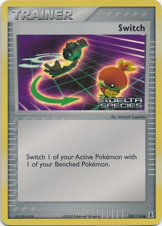 Switch (102/113) (Stamped) [EX: Delta Species] | Odin's Place