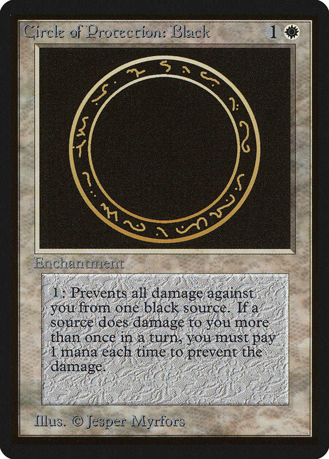 Circle of Protection: Black (10) [Beta Edition] | Odin's Place
