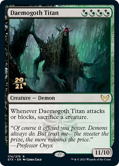 Daemogoth Titan [Strixhaven: School of Mages Prerelease Promos] | Odin's Place
