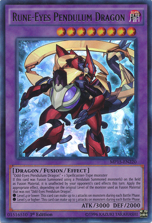 Rune-Eyes Pendulum Dragon [MP15-EN220] Ultra Rare | Odin's Place