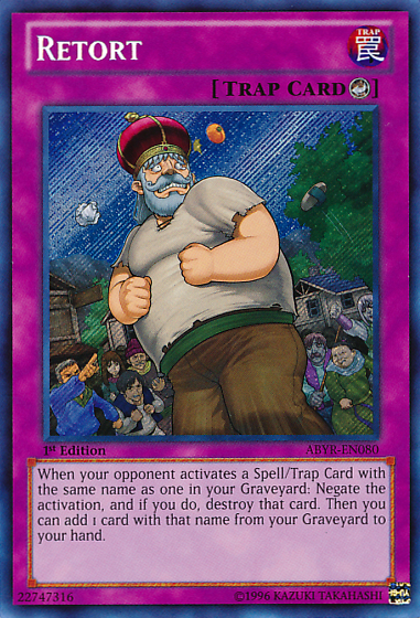 Retort [ABYR-EN080] Secret Rare | Odin's Place