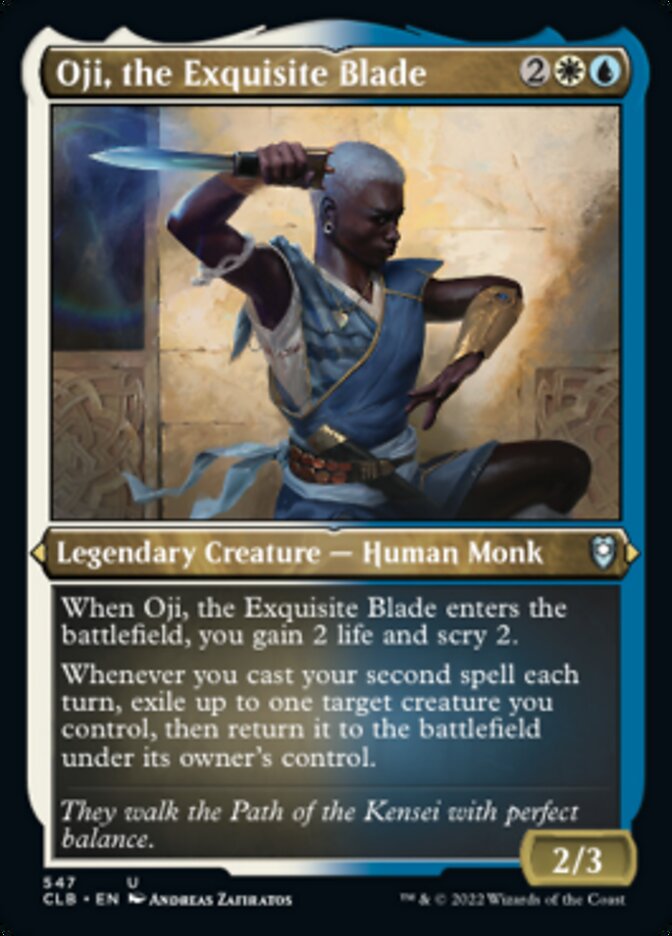 Oji, the Exquisite Blade (Foil Etched) [Commander Legends: Battle for Baldur's Gate] | Odin's Place