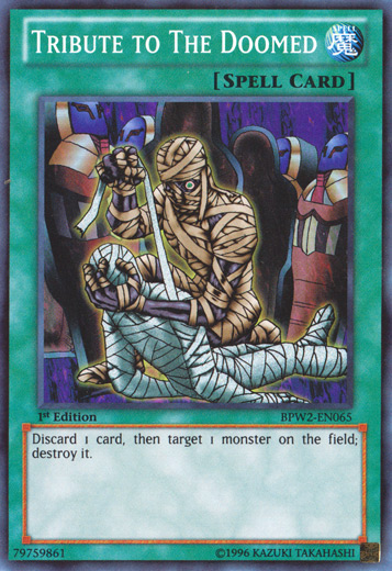 Tribute to The Doomed [BPW2-EN065] Super Rare | Odin's Place