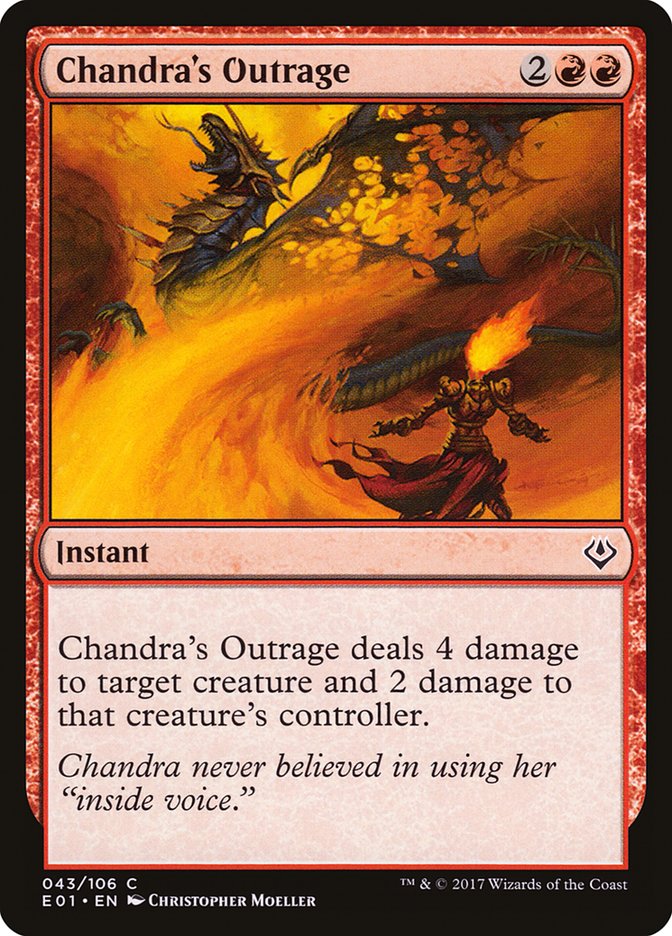 Chandra's Outrage (43) [Archenemy: Nicol Bolas] | Odin's Place