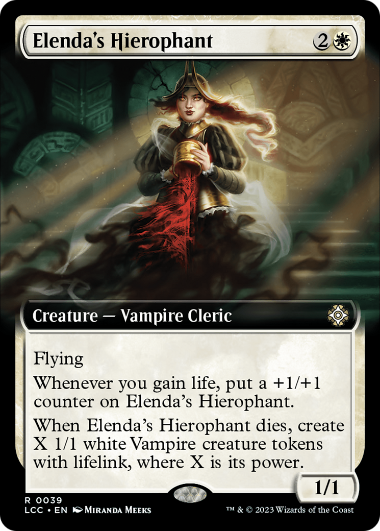 Elenda's Hierophant (Extended Art) [The Lost Caverns of Ixalan Commander] | Odin's Place