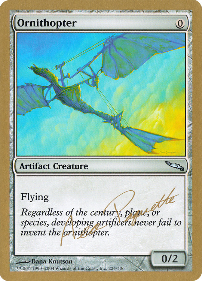 Ornithopter (Aeo Paquette) [World Championship Decks 2004] | Odin's Place