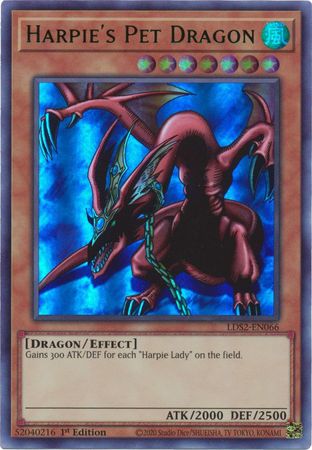 Harpie's Pet Dragon (Green) [LDS2-EN066] Ultra Rare | Odin's Place