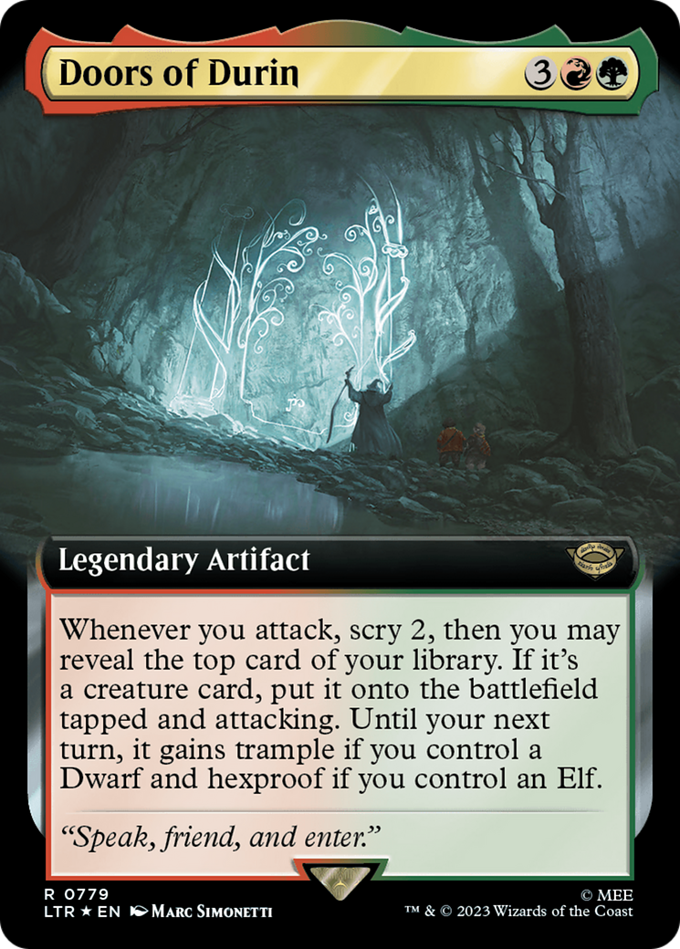 Doors of Durin (Extended Art) (Surge Foil) [The Lord of the Rings: Tales of Middle-Earth] | Odin's Place