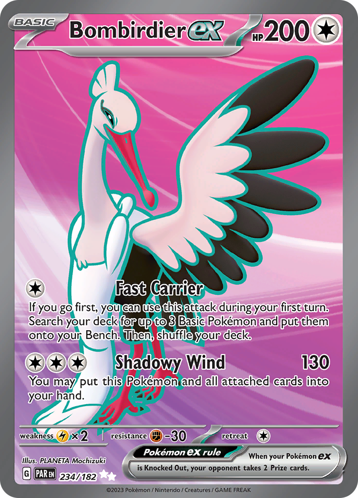 Bombirdier ex (234/182) [Scarlet & Violet: Paradox Rift] | Odin's Place