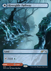 Riverglide Pathway // Lavaglide Pathway (Borderless) [Secret Lair: Ultimate Edition] | Odin's Place
