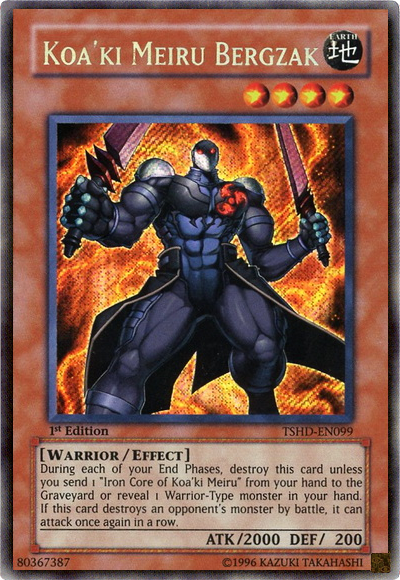 Koa'ki Meiru Bergzak [TSHD-EN099] Secret Rare | Odin's Place