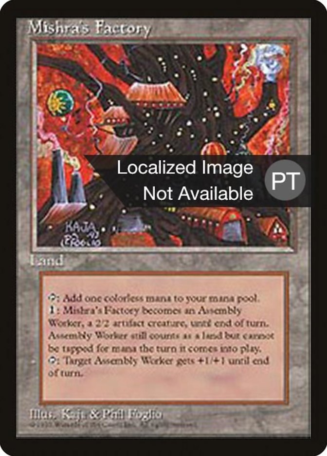 Mishra's Factory [Fourth Edition (Foreign Black Border)] | Odin's Place