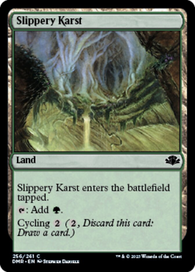 Slippery Karst [Dominaria Remastered] | Odin's Place