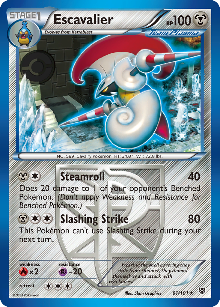 Escavalier (61/101) [Black & White: Plasma Blast] | Odin's Place