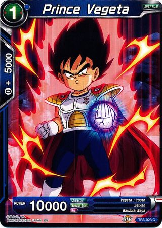 Prince Vegeta (TB3-023) [Clash of Fates] | Odin's Place