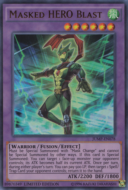 Masked HERO Blast [JUMP-EN078] Ultra Rare | Odin's Place