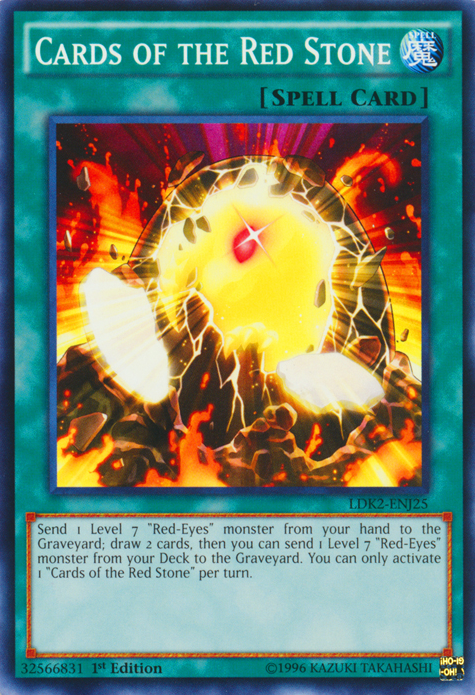 Cards of the Red Stone [LDK2-ENJ25] Common | Odin's Place